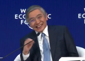 Haruhiko Kuroda in Davos 2018
